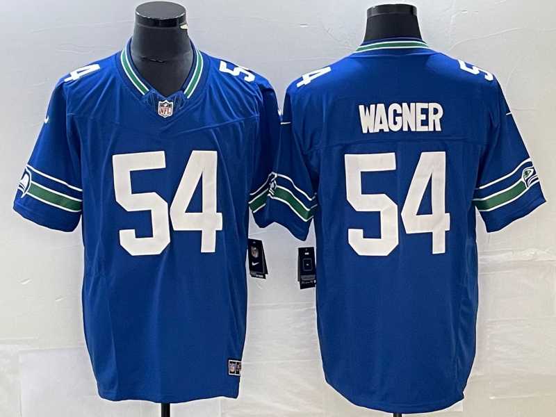 Men's Seattle Seahawks #54 Bobby Wagner Royal 2023 F.U.S.E. Vapor Limited Throwback Stitched Jersey,We sell and wholesale Men's Seattle Seahawks #54 Bobby Wagner Royal 2023 F.U.S.E. Vapor Limited Throwback Stitched Jersey on line form chian!